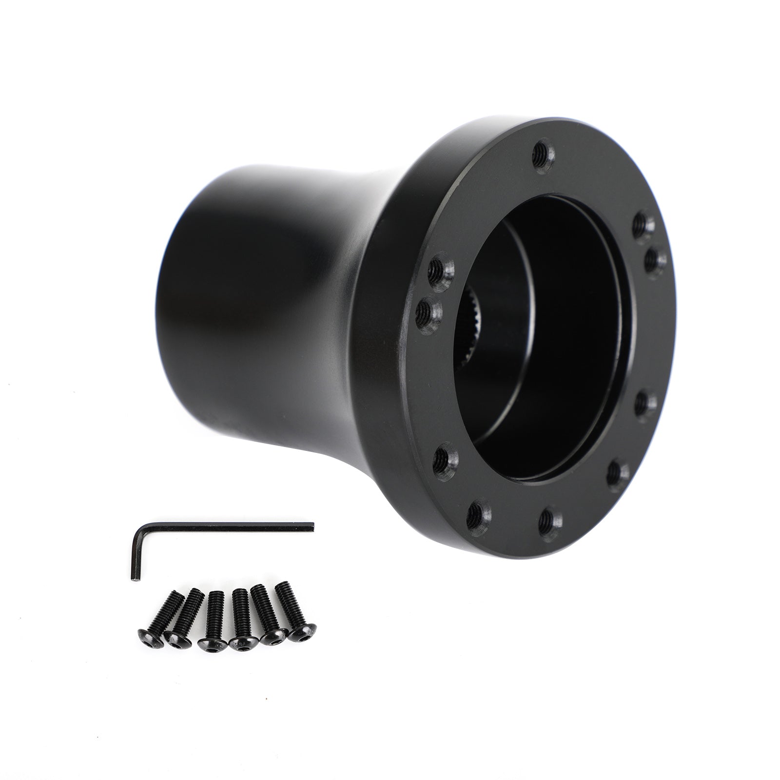 Golf Cart Aluminum Steering Wheel Adapter Hub fit for Club Car DS 1984-up Black Generic