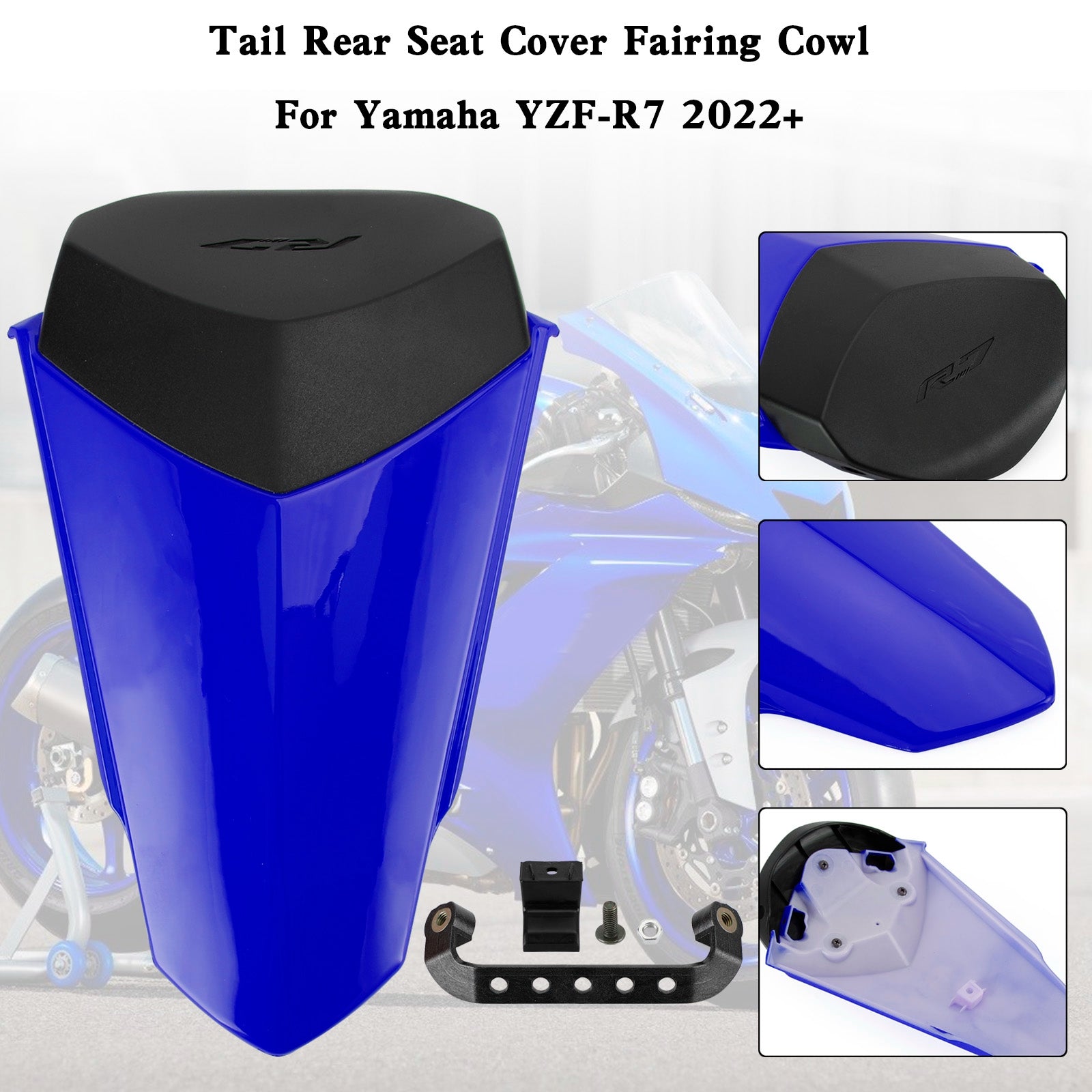 2022 2023 2024 YAMAHA YZF-R7 YZF R7 Tail Rear Seat Cover Fairing Cowl