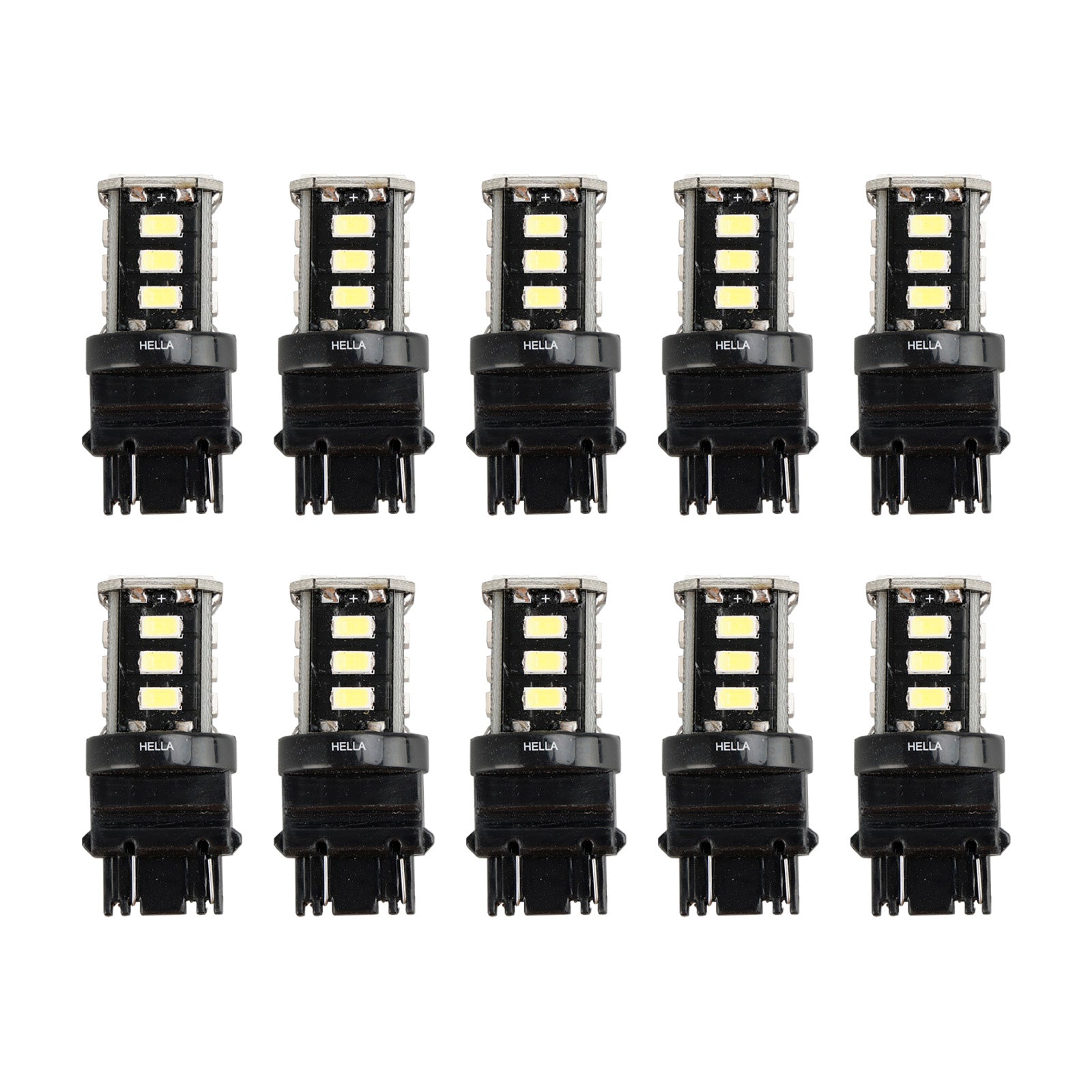 10X For HELLA LED Retrofit 3157W LED P27/7W 12V 3W W2.5x16Q 6000K