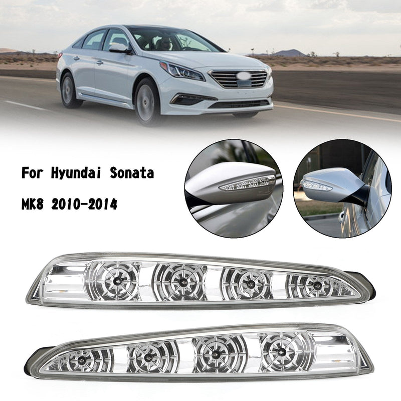 2011-2015 Hyundai Sonata MK8 Lámpara de espejo lateral Par de luces de señal de giro