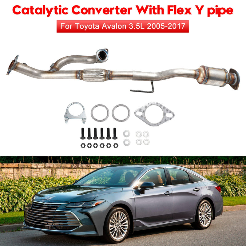 Catalytic Converter with Flex Y Pipe For Toyota Avalon Lexus ES350 3.5L 2005-2017