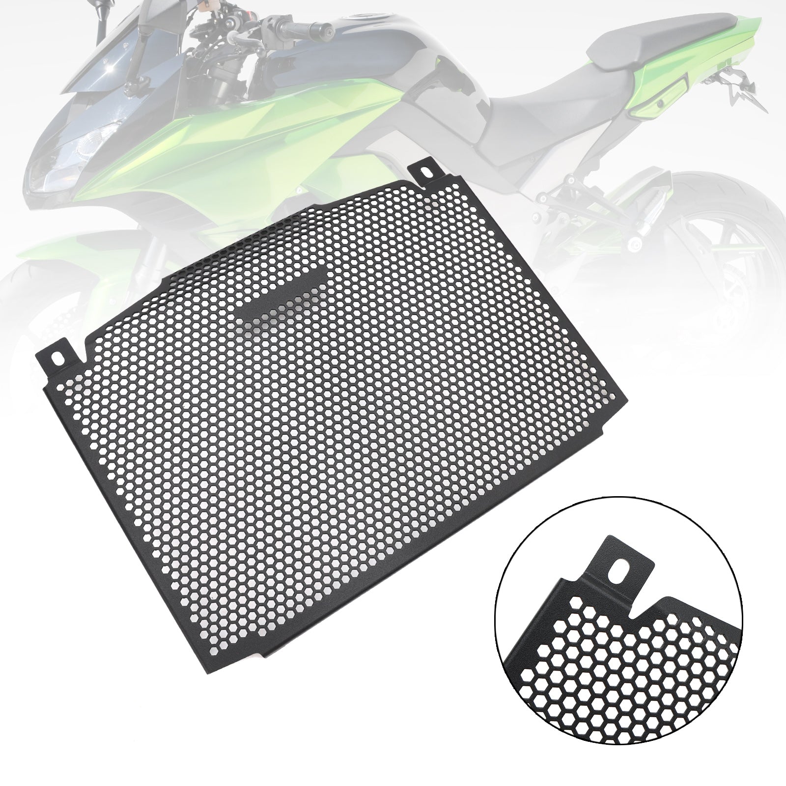 Kawasaki Ninja 1000Sx 2022-2023 Protector de cubierta de radiador de acero inoxidable