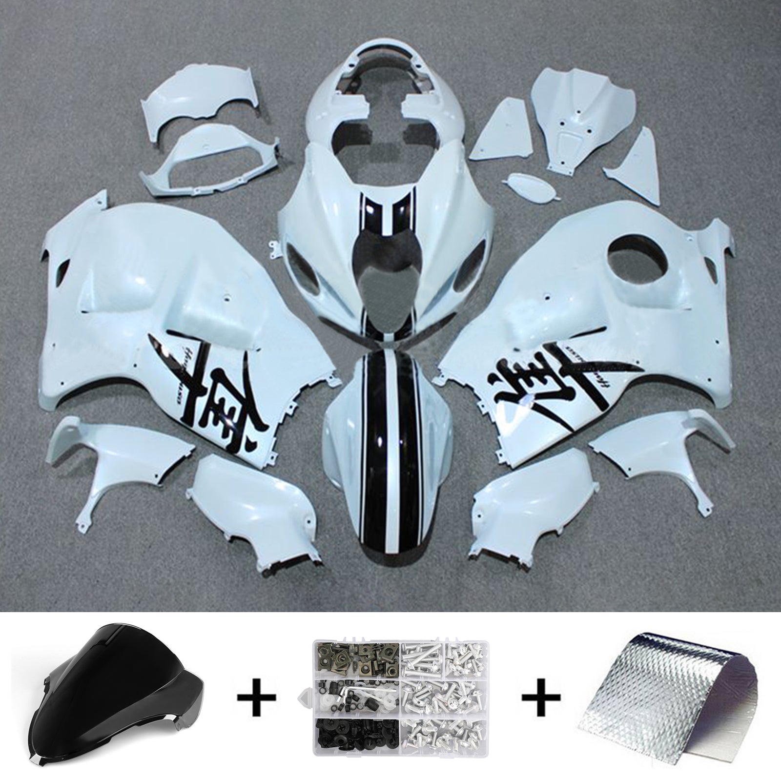 Suzuki Hayabusa GSX1300R 1999-2007 Fairing Kit Bodywork Plastic ABS