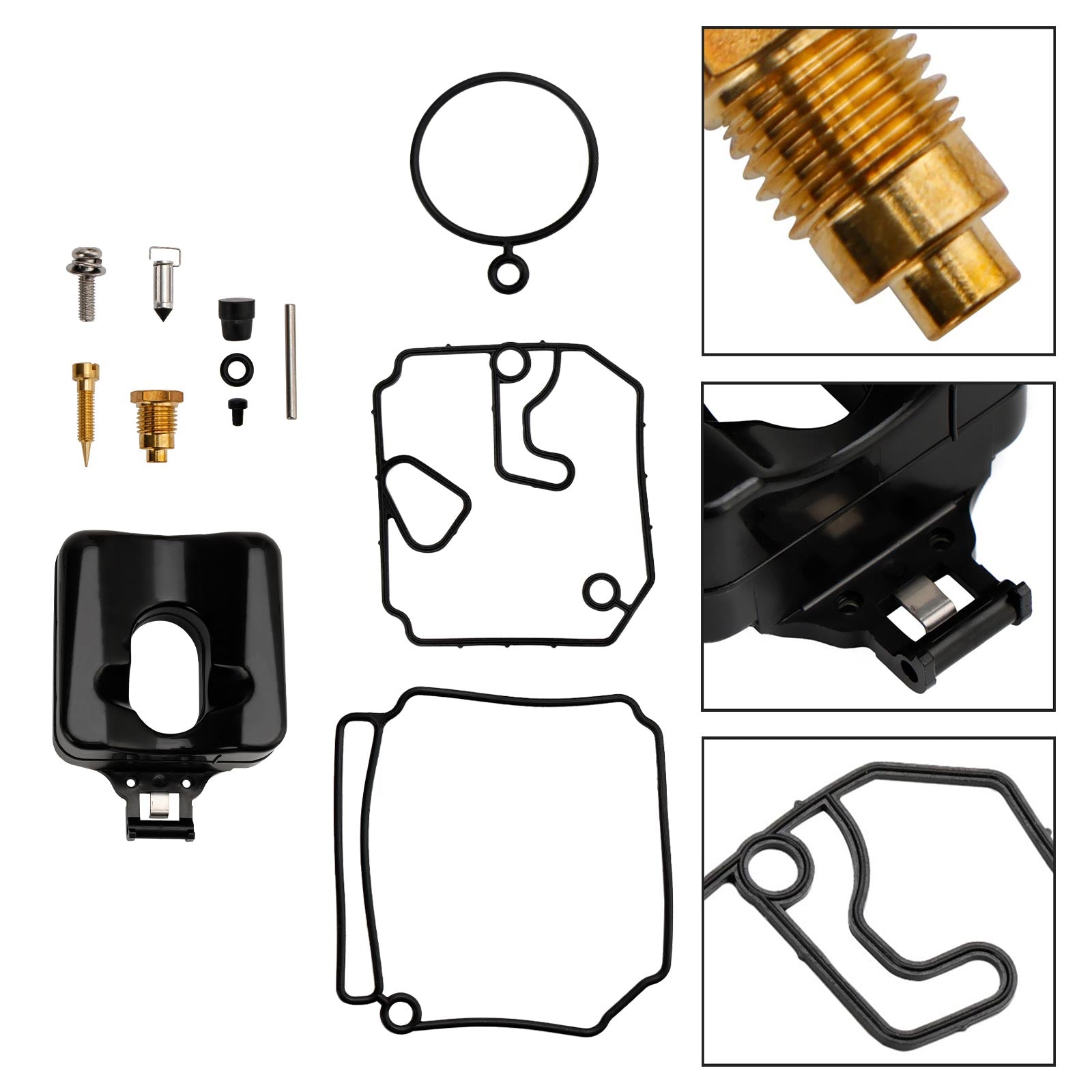 Carburetor Carb Rebuild Kit fit for Yamaha 2 Stroke 40HP 50HP Outboard Motor