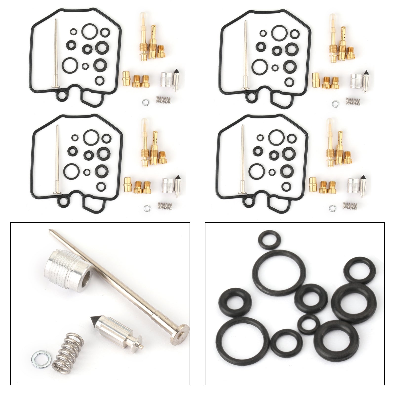 4 Carburetor Carb Repair Rebuild Kit For Honda CB750K 1979-1982 CB750F 1980-1981 Generic