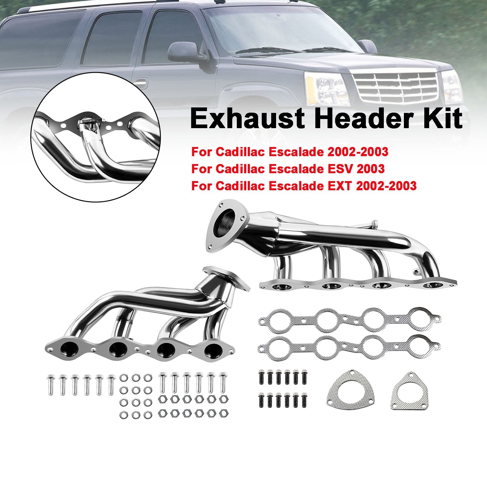 Chevrolet Silverado 2500 1999-2003 GMC Sierra 2500 Header Manifold Exhaust