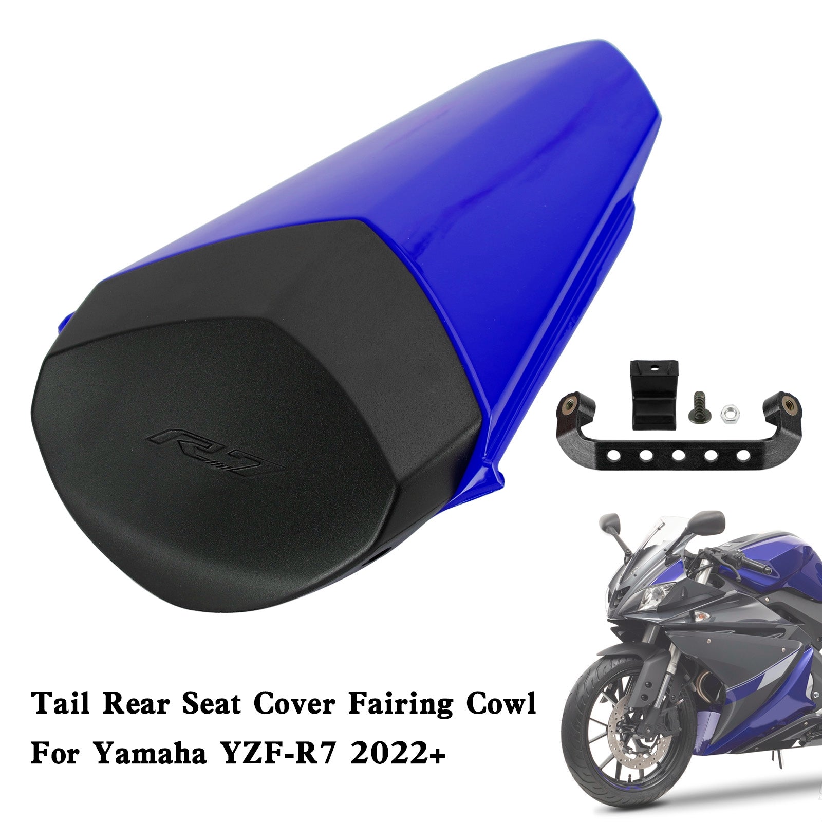 2022 2023 2024 YAMAHA YZF-R7 YZF R7 Tail Rear Seat Cover Fairing Cowl