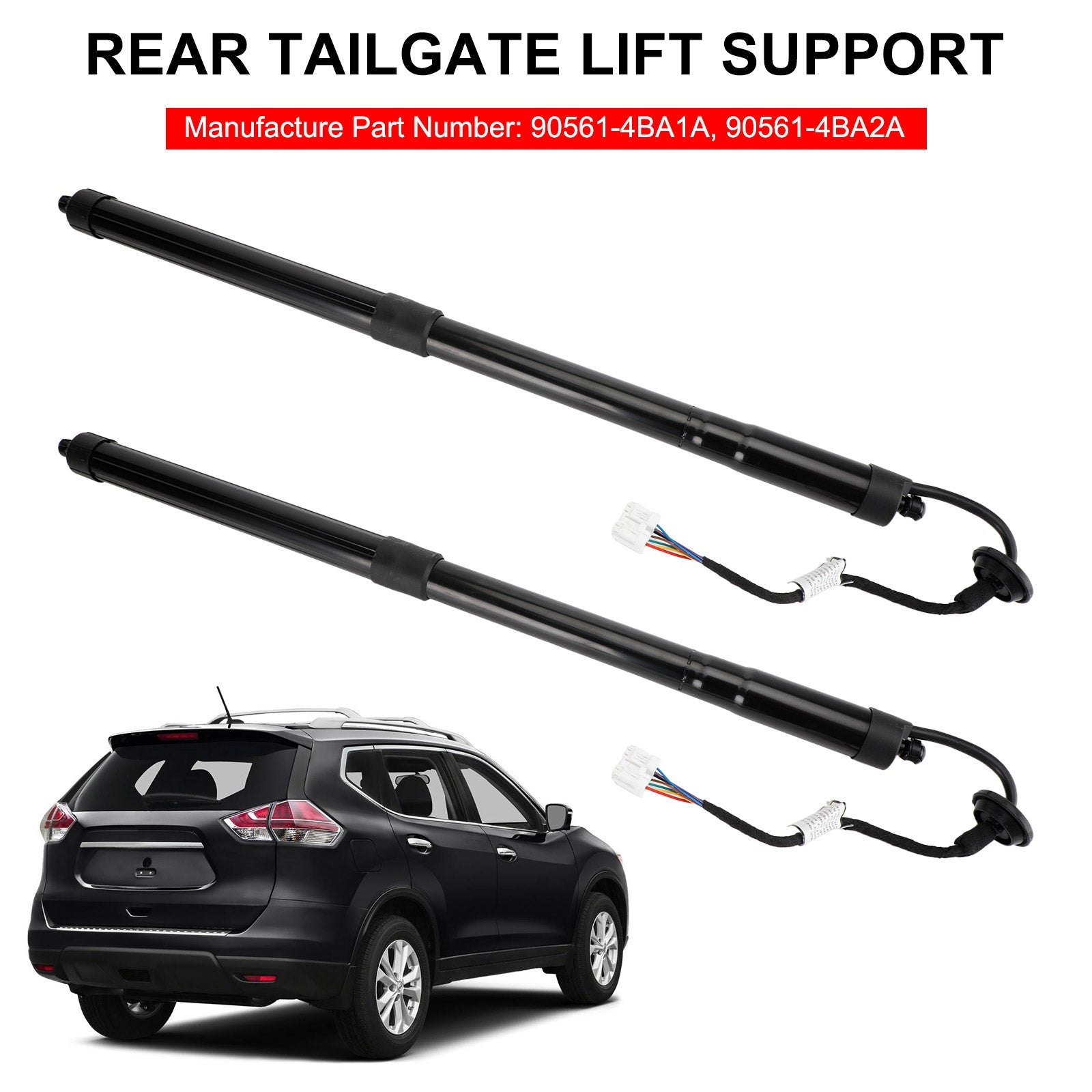 2014-2019 Nissan Rogue S SL SV Sport Utility 4-Door 2.5L 2PCS Electric Tailgate Struts 905614BA4A Fedex Express