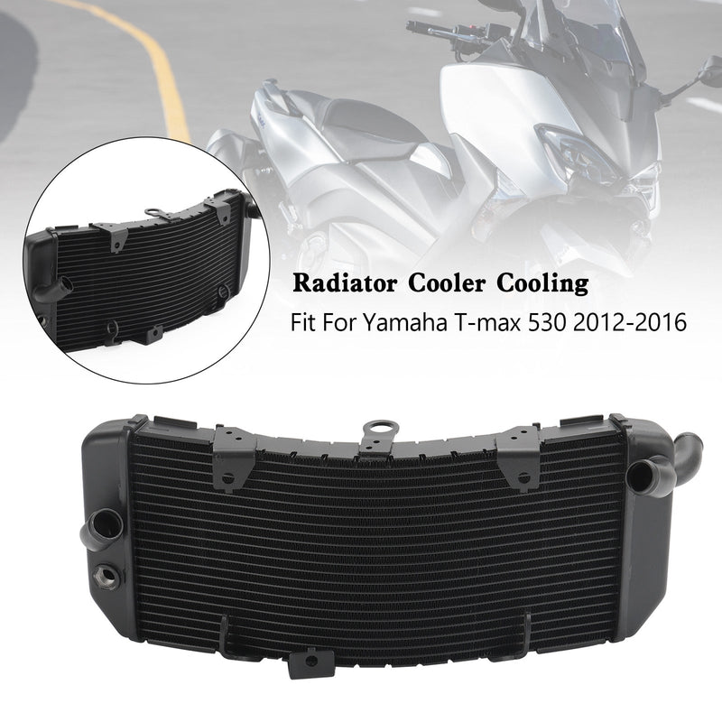 Yamaha TMAX530 T-max 530 2012-2016 Radiador de aluminio Enfriador de refrigeración Fedex Express