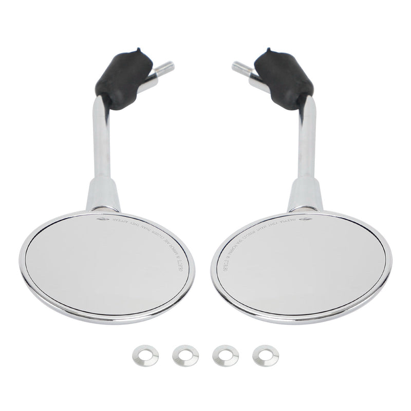 Left & Right Rearview Mirror Chrome For Vespa Primavera 50 125 150 2014-2022 Generic