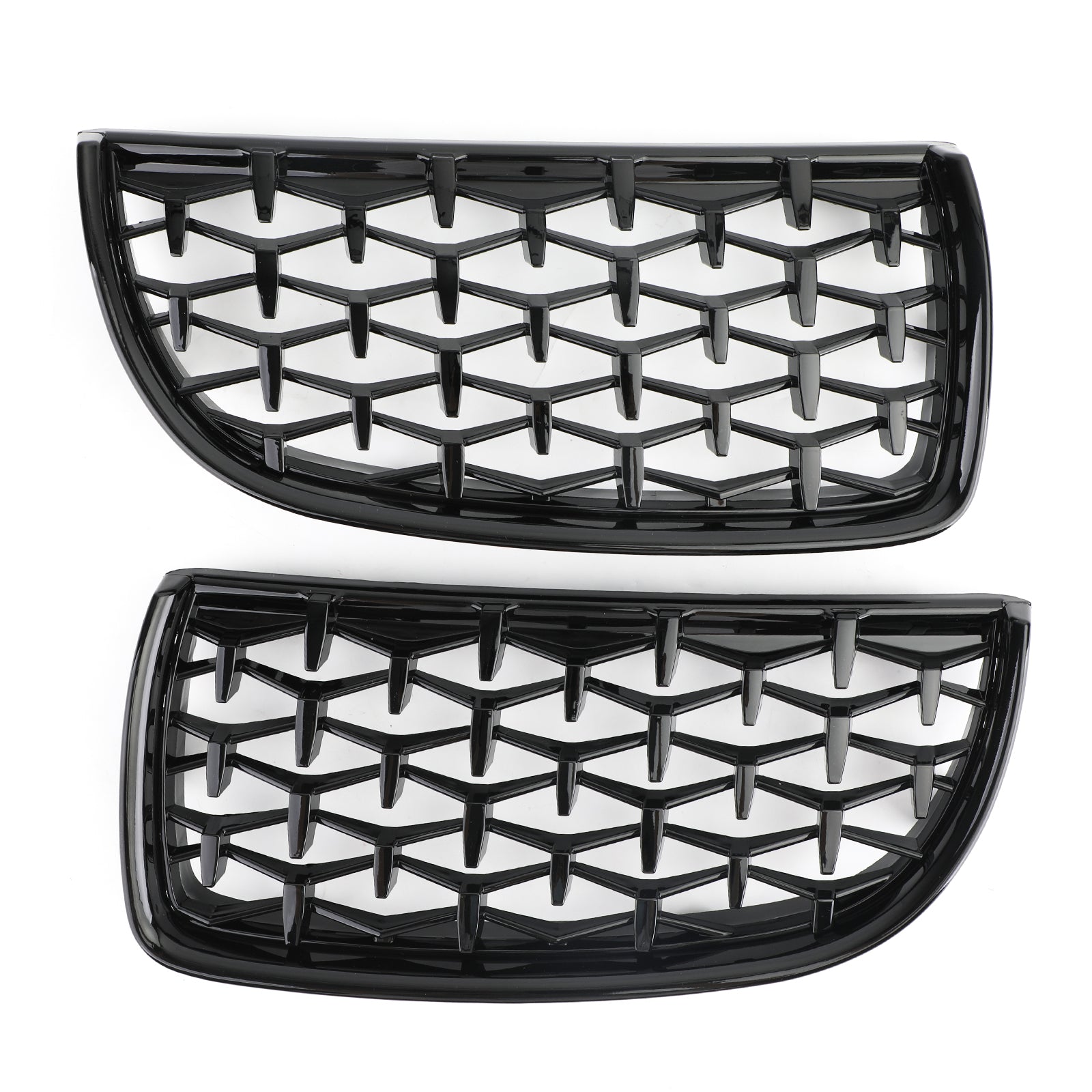 BMW E90 3 Series Sedan 2005-2008 Meteor Black Kidney Grill شبكة مصبغة