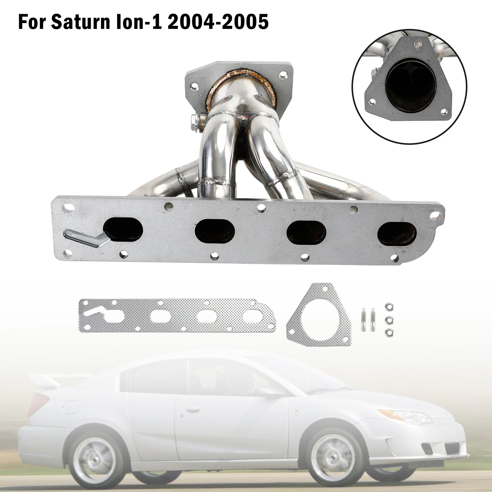 Cobalt/HHR/Saturn Ion 2.2L 2.4L 2005-2010 Stainless Steel Exhaust Header