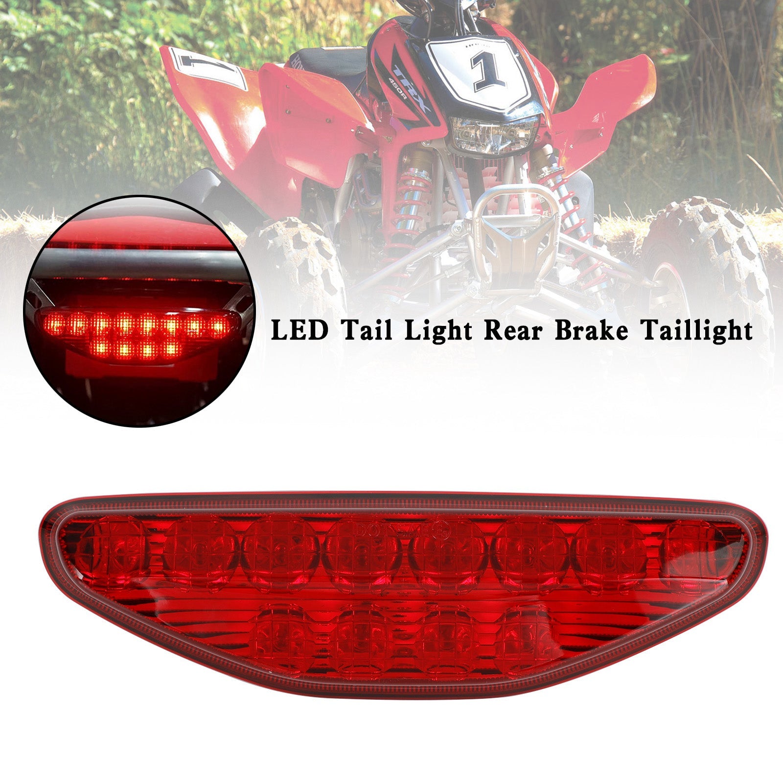 LED Tail Light Rear Brake Taillight For HONDA TRX450R & TRX450ER 2006-2014 Generic