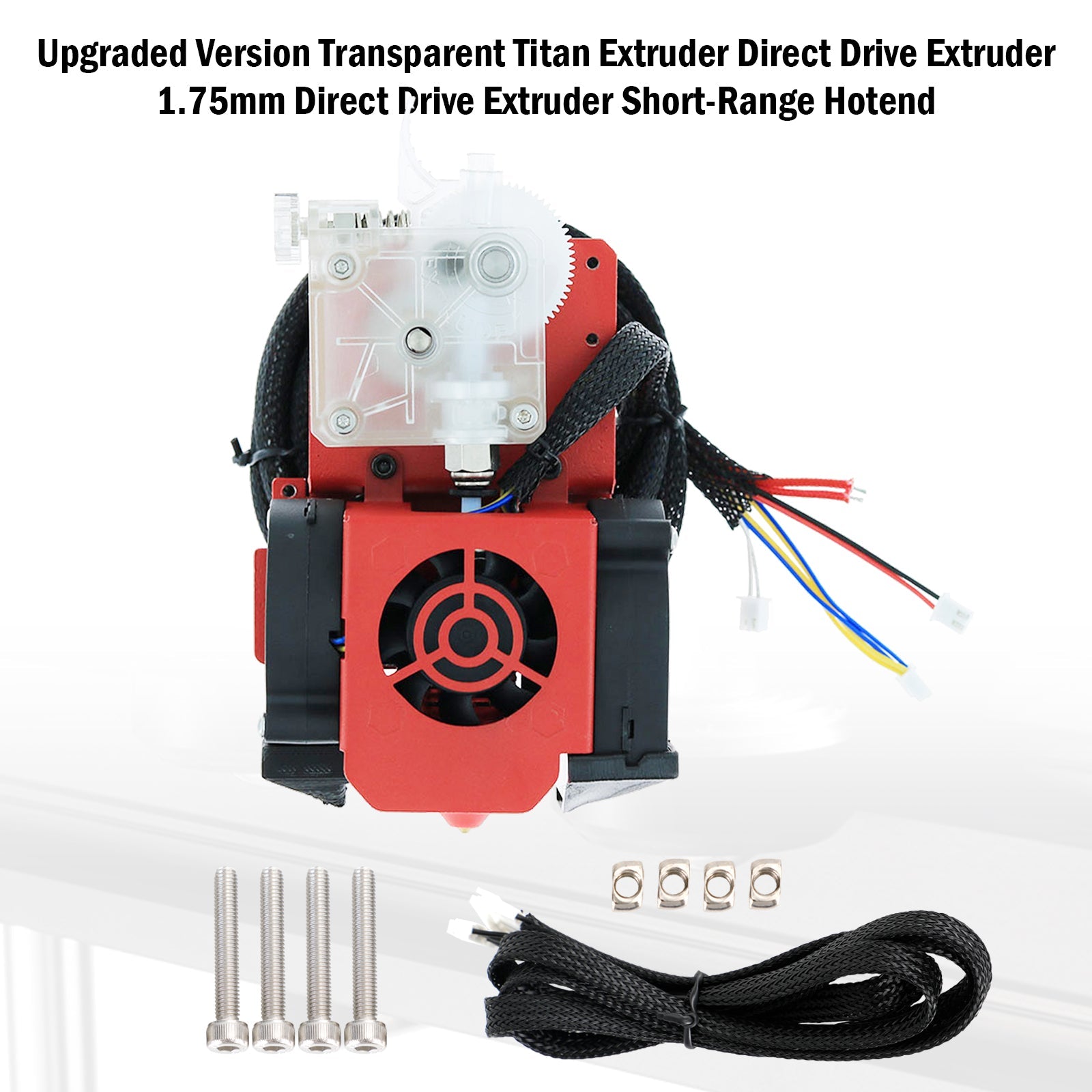 Upgraded Transparent Extruder Direct Drive Extruder for ENDER3 Aquila 24V