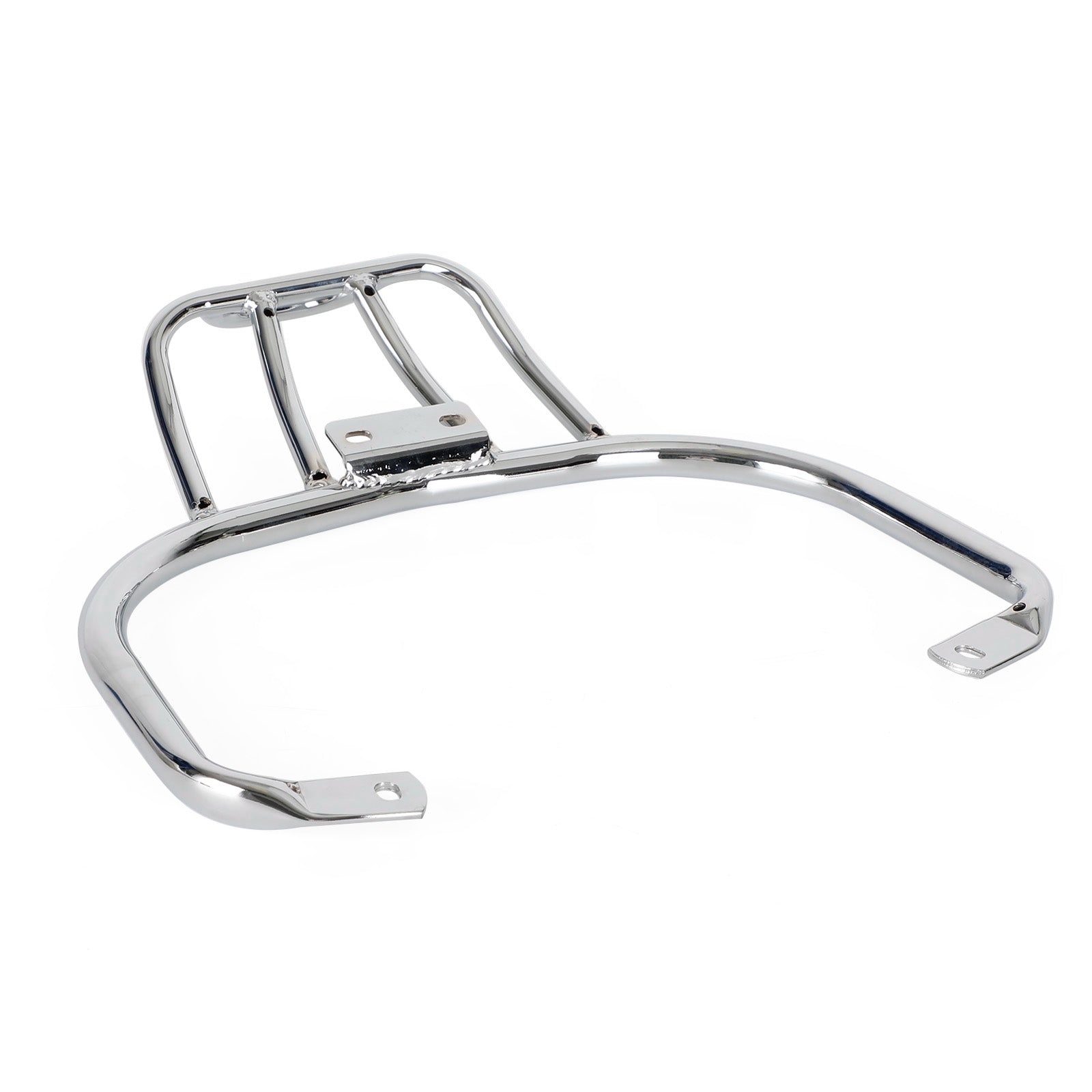 CHROME REAR LUGGAGE CARRY SUPPORT RACK W/ GRAB HANDLE FOR VESPA GTS GTV GTL GT Generic