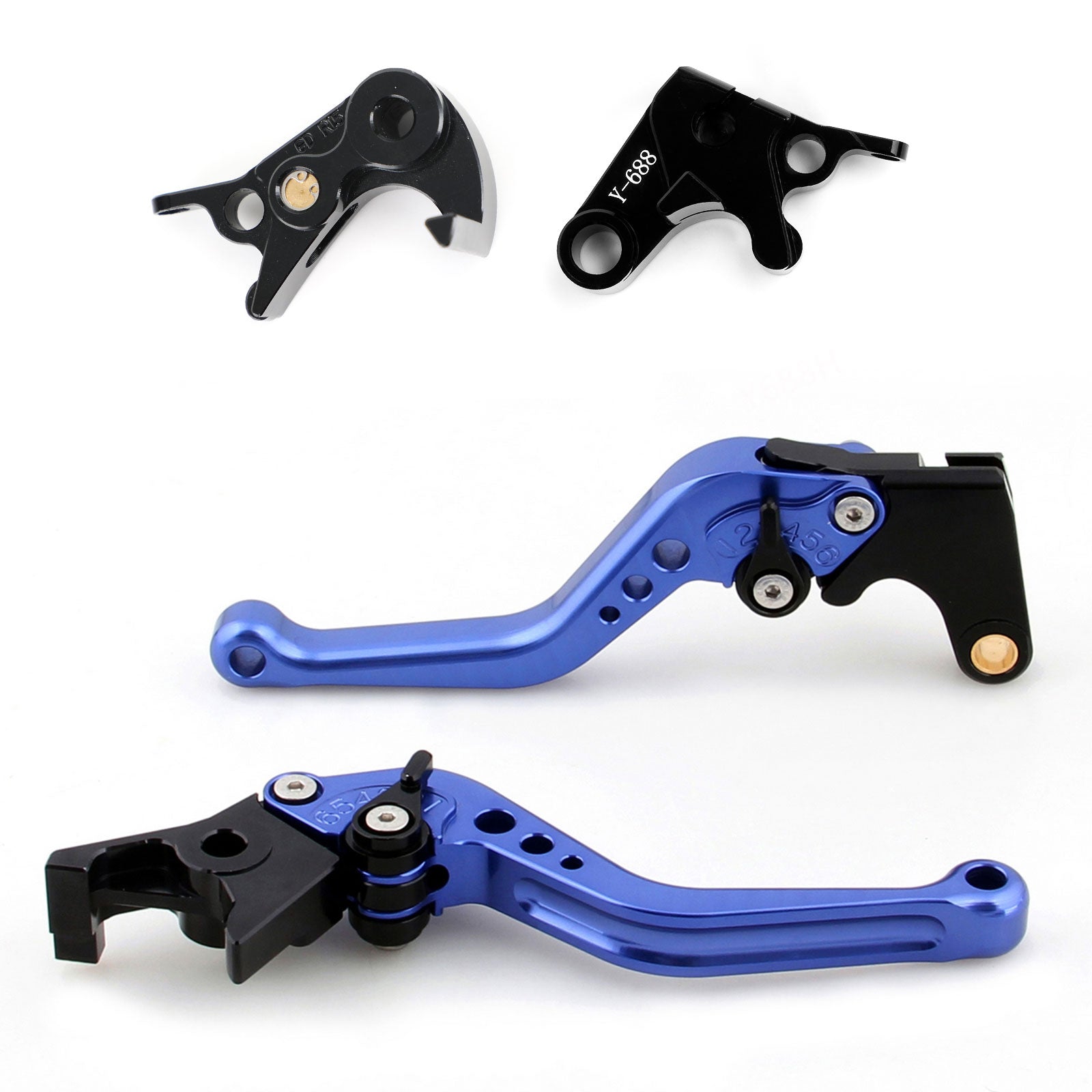 Short Clutch Brake Lever fit for Yamaha MT-09 Tracer 900/GT 21-22 YZF R6 17-20 Generic