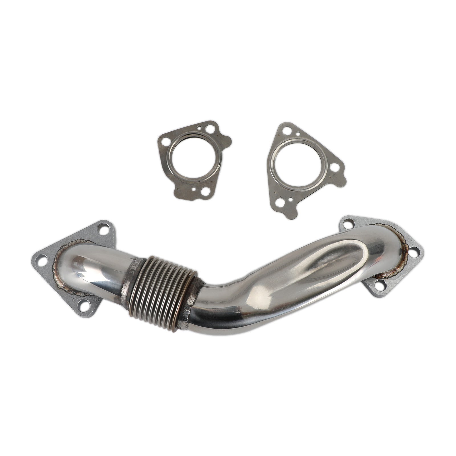 Exhaust Manifold Up-Pipe w/ Gaskets For LB7 LLY LBZ LMM LML 6.6L 2001-2016 Duramax