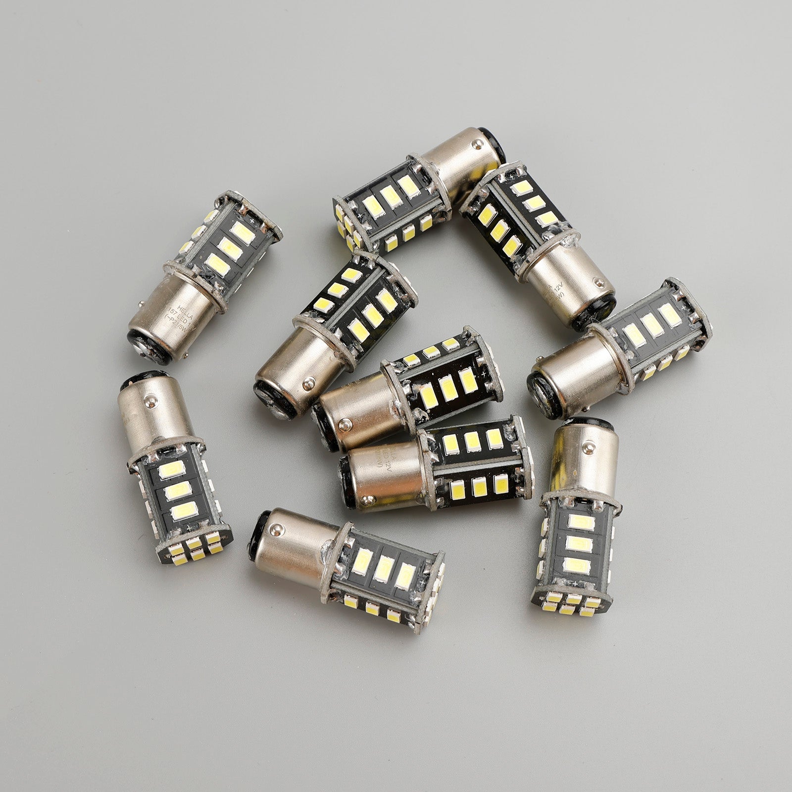 10X For HELLA LED Retrofit 1157W LED P21/5W 12V 3W BAY15D 6000K