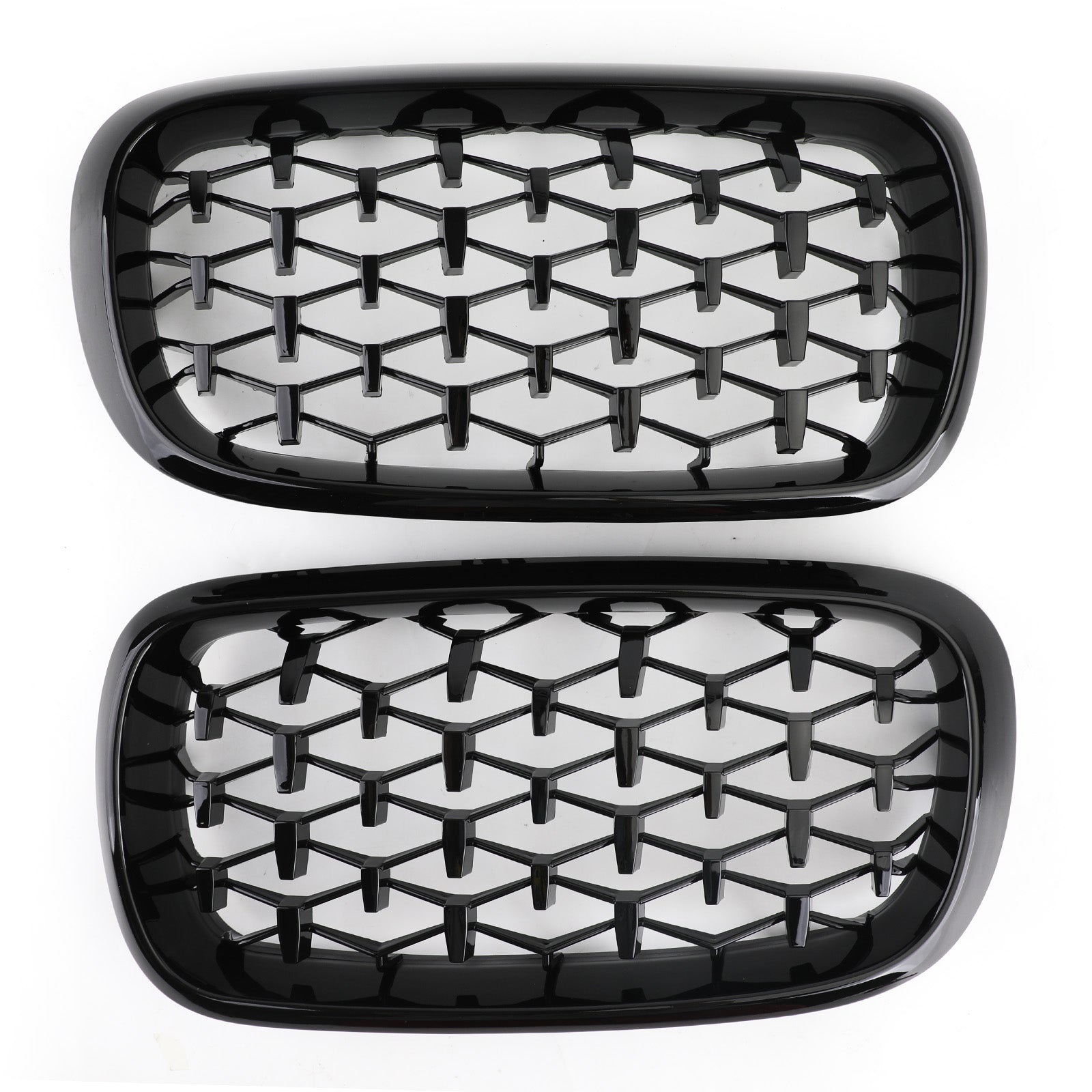 Meteor Front Kidney Grille Grill Fit 2014 - 2016 BMW X5 F15 Left & Right Black Generic