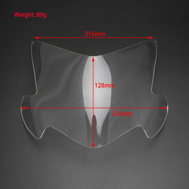 Cubierta de protección de lente de faro delantero compatible con Suzuki Gsx-S 750 2015-2021?Smoke Generic
