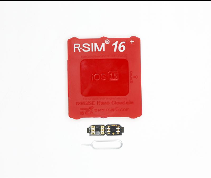 R-SIM 16+ Nano Desbloquear tarjeta RSIM compatible con iPhone 13 Pro 12 PRO MAX XS XR 8 IOS 15