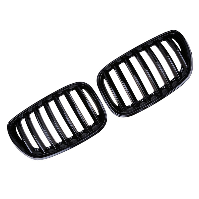Front Kidney Grill Grille Fit BMW X5 E53 2004-2006 X Series Gloss Black Generic