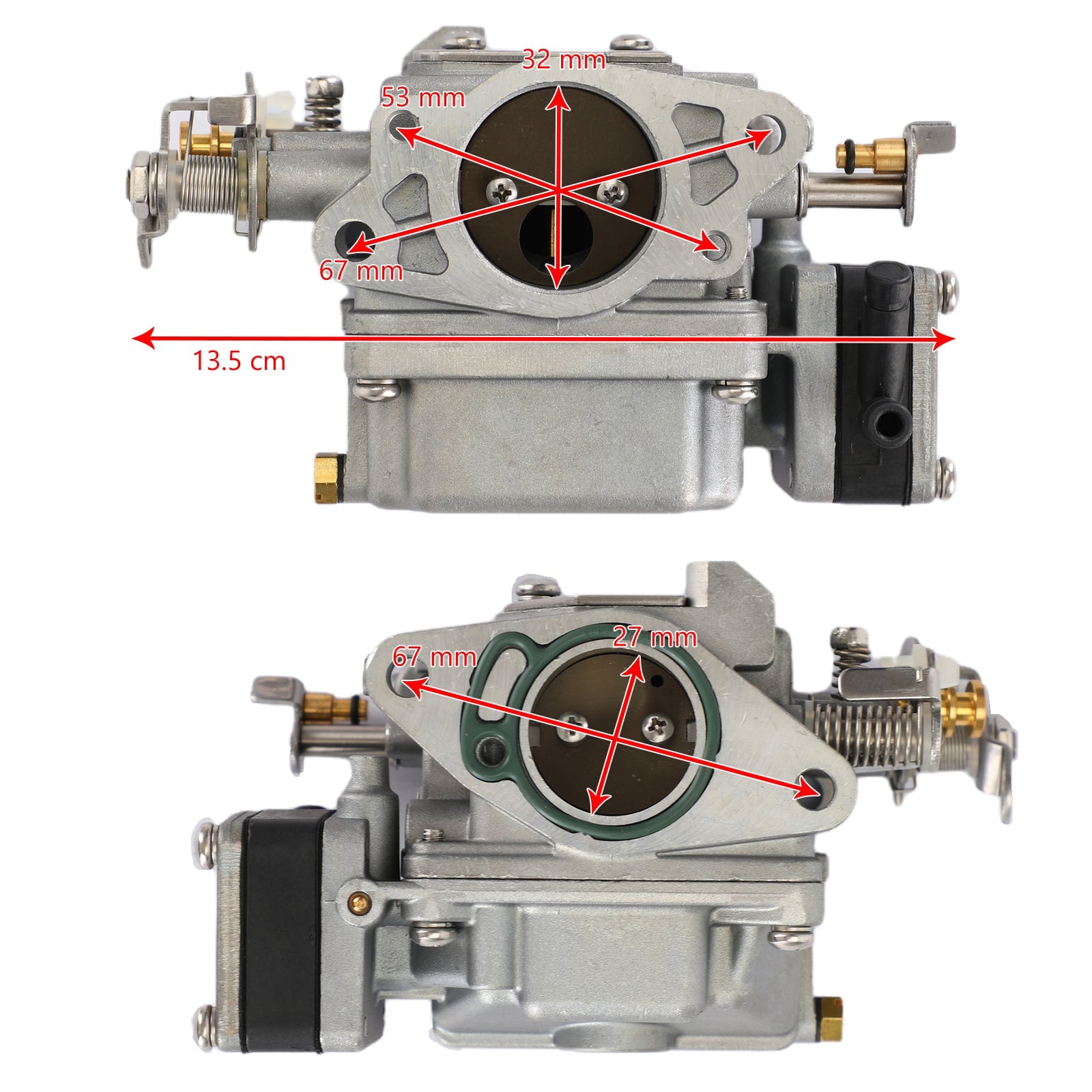 Carburetor for Tohatsu Nissan 9.9HP 15HP 18HP Outboard Engine 3G2-03100-2 Generic