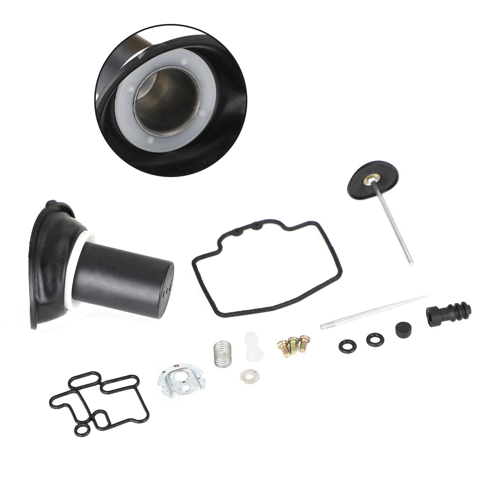 Carburetor repair kit plunger diaphragm fit for Yamaha MAJESTY YP250 1996-2003 Generic