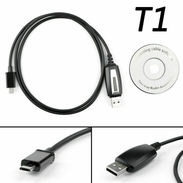 Programación Walkie Talkie USB Radio Cable móvil para BAOFENG BF-T1 Mini 