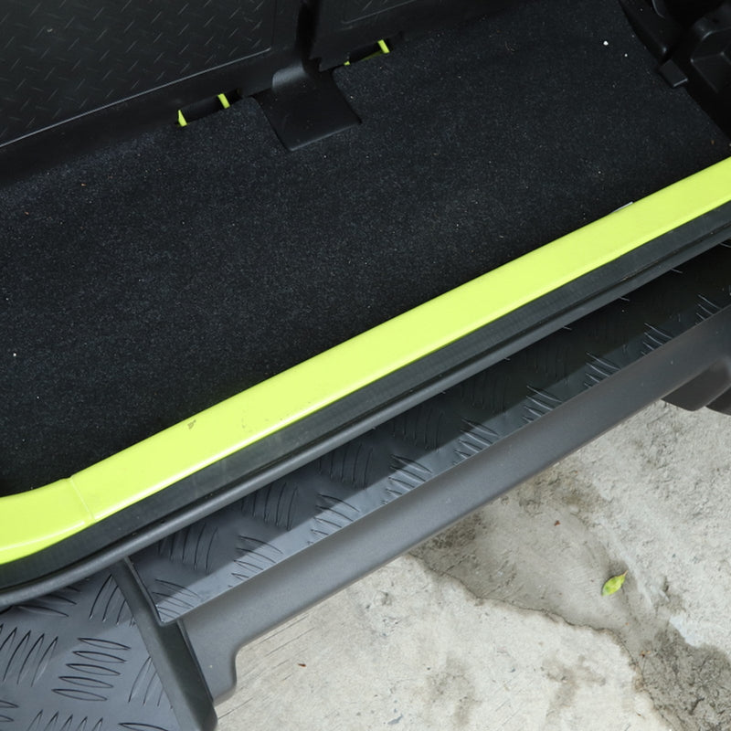 Embellecedor de Panel protector de parachoques trasero de aleación negra para Suzuki Jimny 2019-2023 genérico