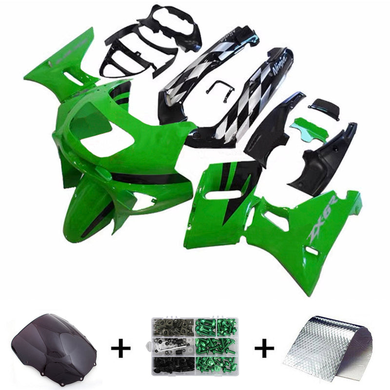 Kawasaki ZZR400 1993-2007 ZZR600 1998-2003 Fairing Kit Bodywork Plastic ABS