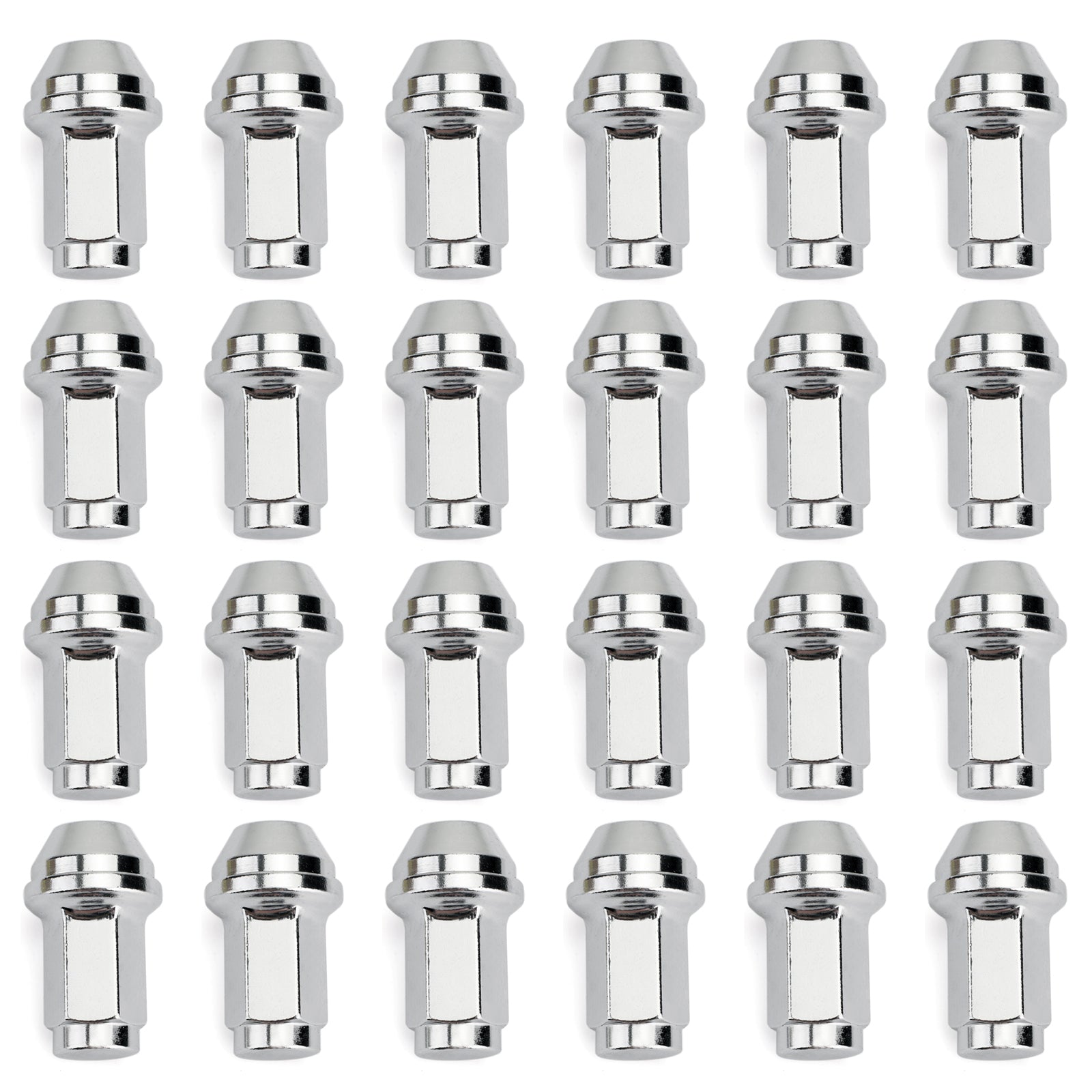 14x2 Stainless Lugs Nuts For Ford F150 Expedition Lug 4L3Z-1012-A 24pcs Generic