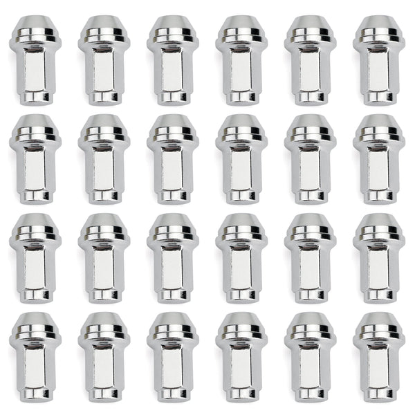 14x2 Stainless Lugs Nuts For Ford F150 Expedition Lug 4L3Z-1012-A 24pcs Generic