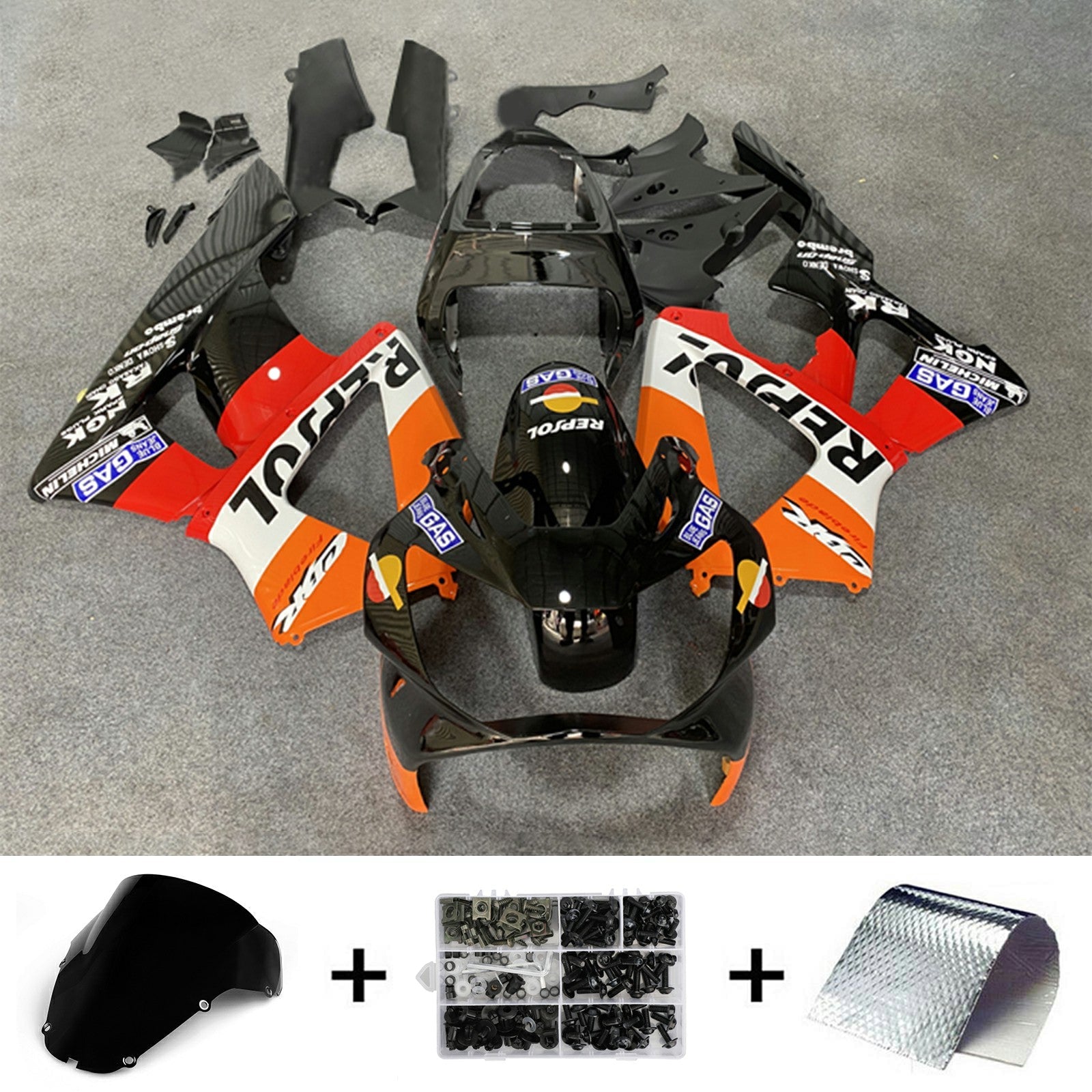 Honda CBR929RR 2000-2001 Fairing Kit Bodywork Plastic ABS