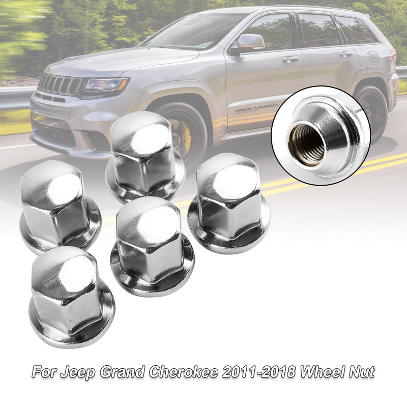 5 tuercas para Ram 1500 para Jeep Grand Cherokee Wrangler 2012-2018 14x1,5