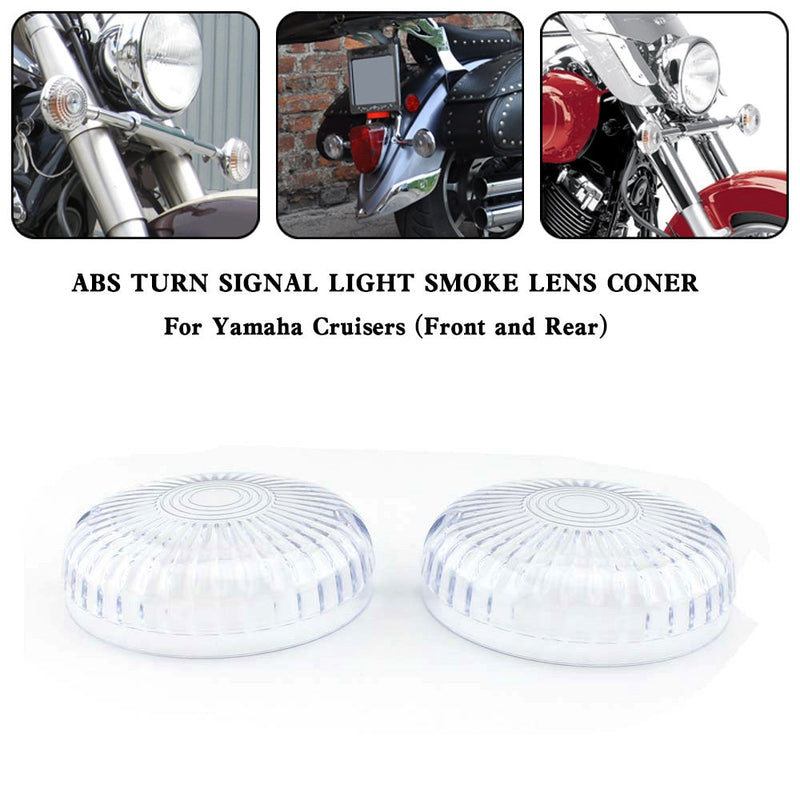 Yamaha V Star 650 1100 Vmax 1200/1700 Turn Signal Light Lens Cover