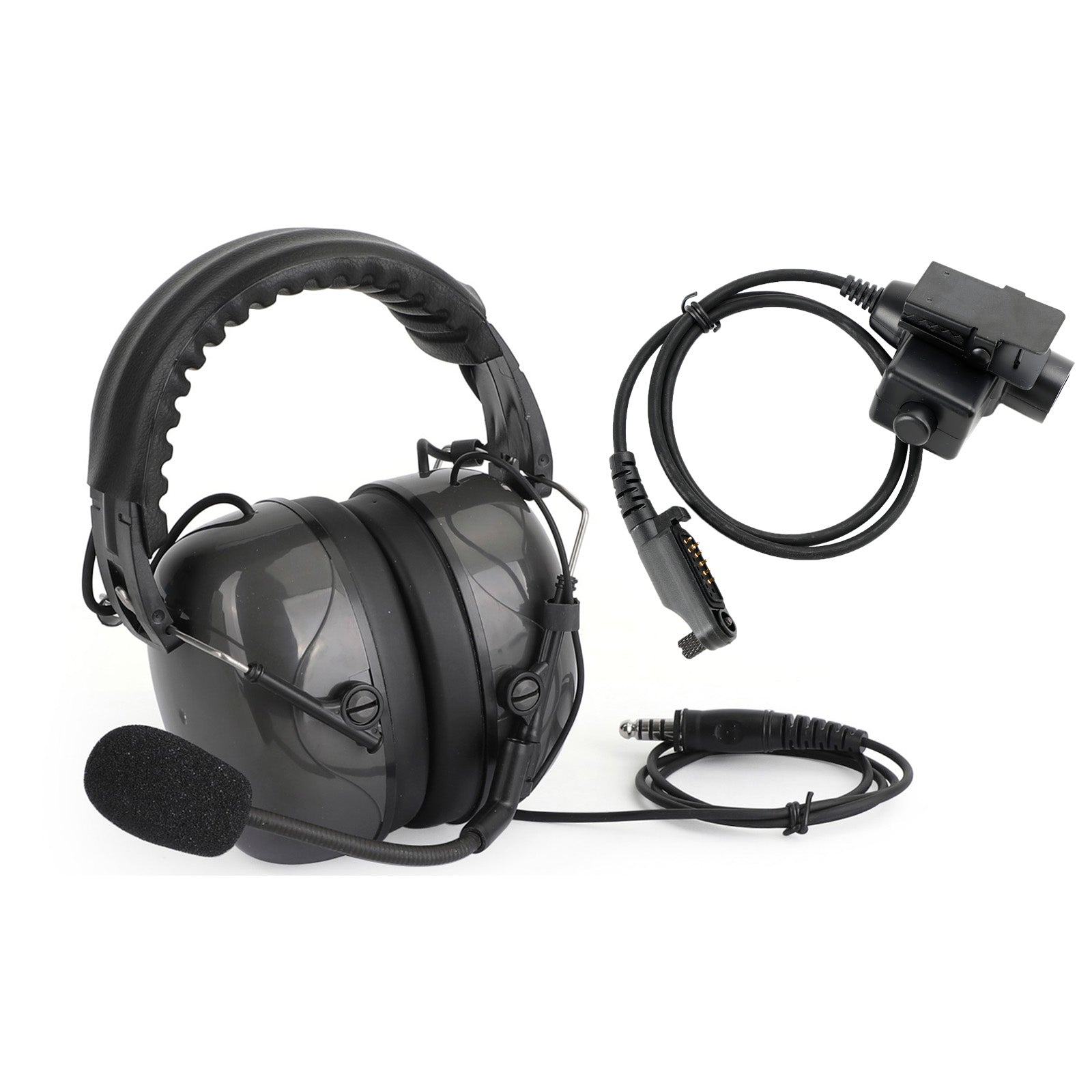 Auriculares con cancelación de ruido ajustables 7.1-C5 para Hytera PD600 PD602 PD602g PD605