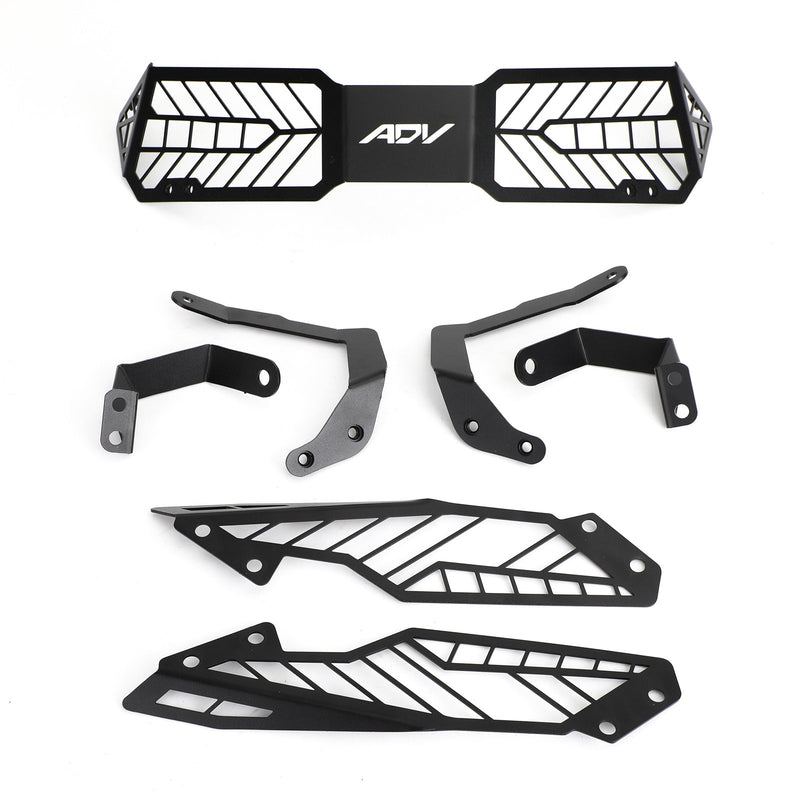 Black Headlamp Headlight Guard Protector Grill For Honda ADV 150 19-21 ADV160