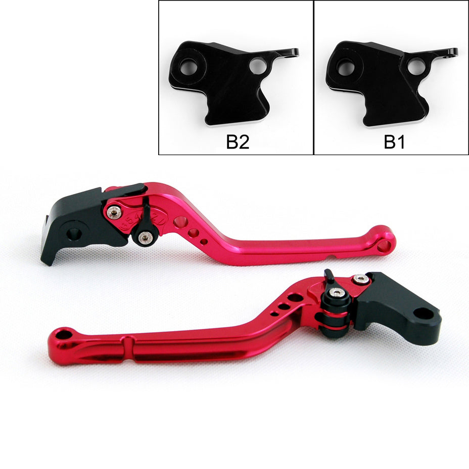 Long Brake Clutch Levers For BMW K1600 K 1200 1300 S/R/GT R1200R/S/GS Black Generic