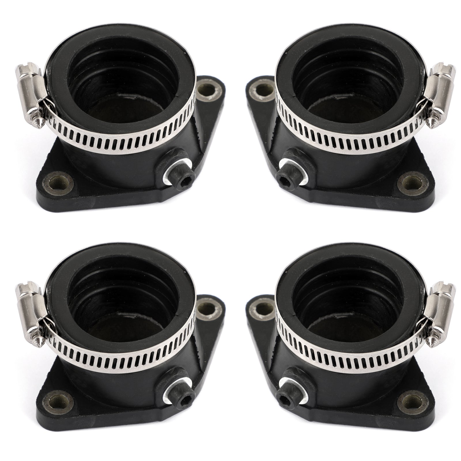 Set of Intake Carburetor Manifold Insulators Boots For Suzuki GS550 GS650 80-83