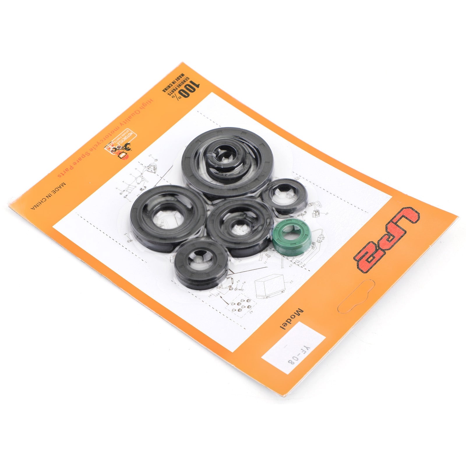 10pcs Engine Oil Seal Kit for Honda CR125R CR125 CR 125 125R 1987-2003 Generic