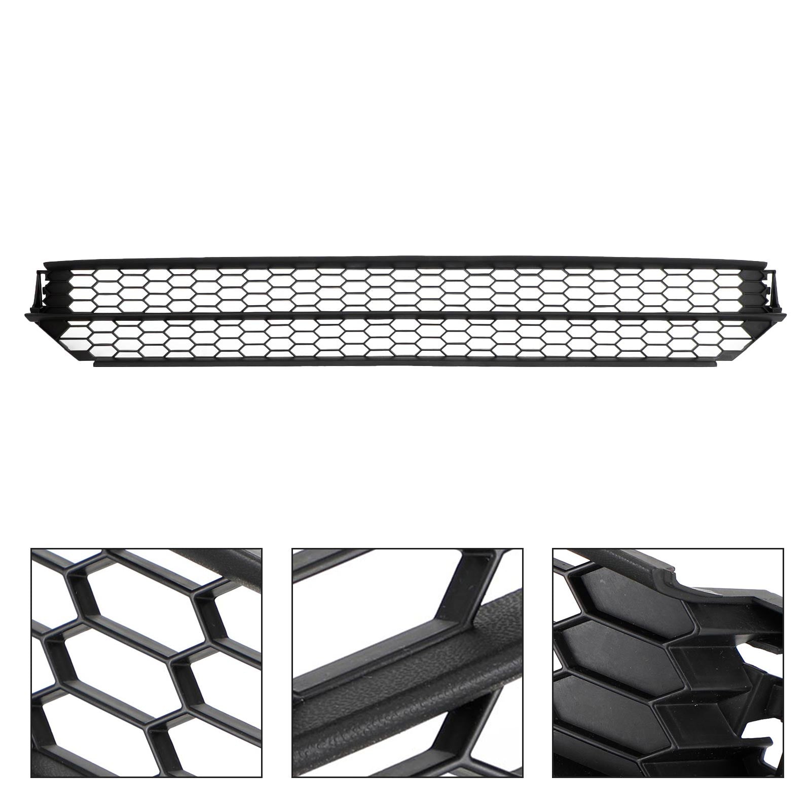 VW Passat 2012-2015 Honeycomb Front Bumper Lower Grill Grille Black