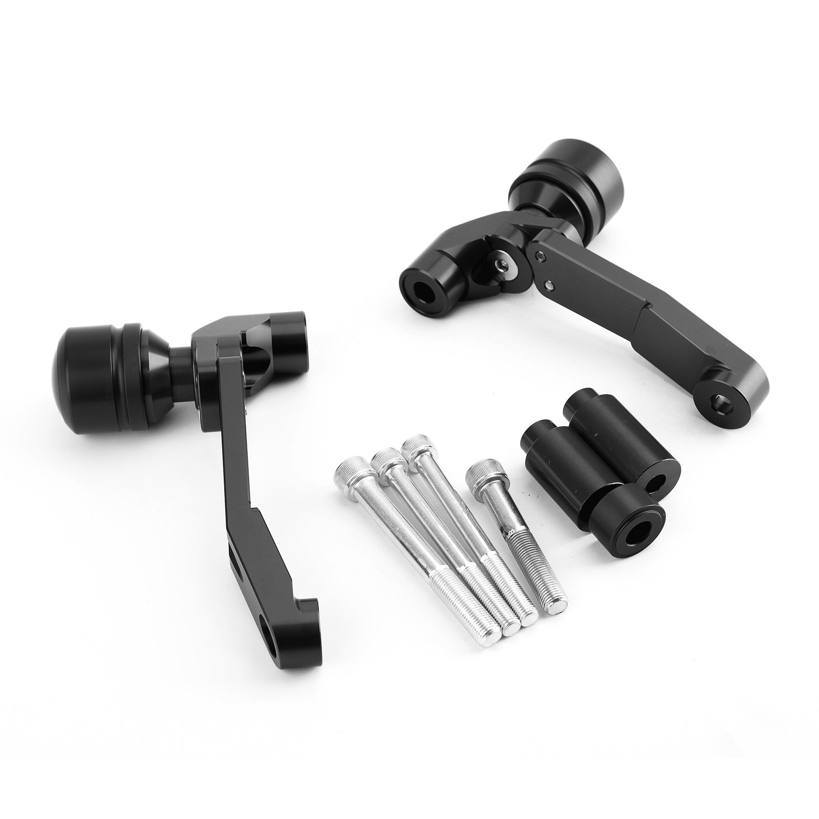 Engine Frame Sliders Crash Protectors Kit for Honda CB650R 2019-2021 Black Generic