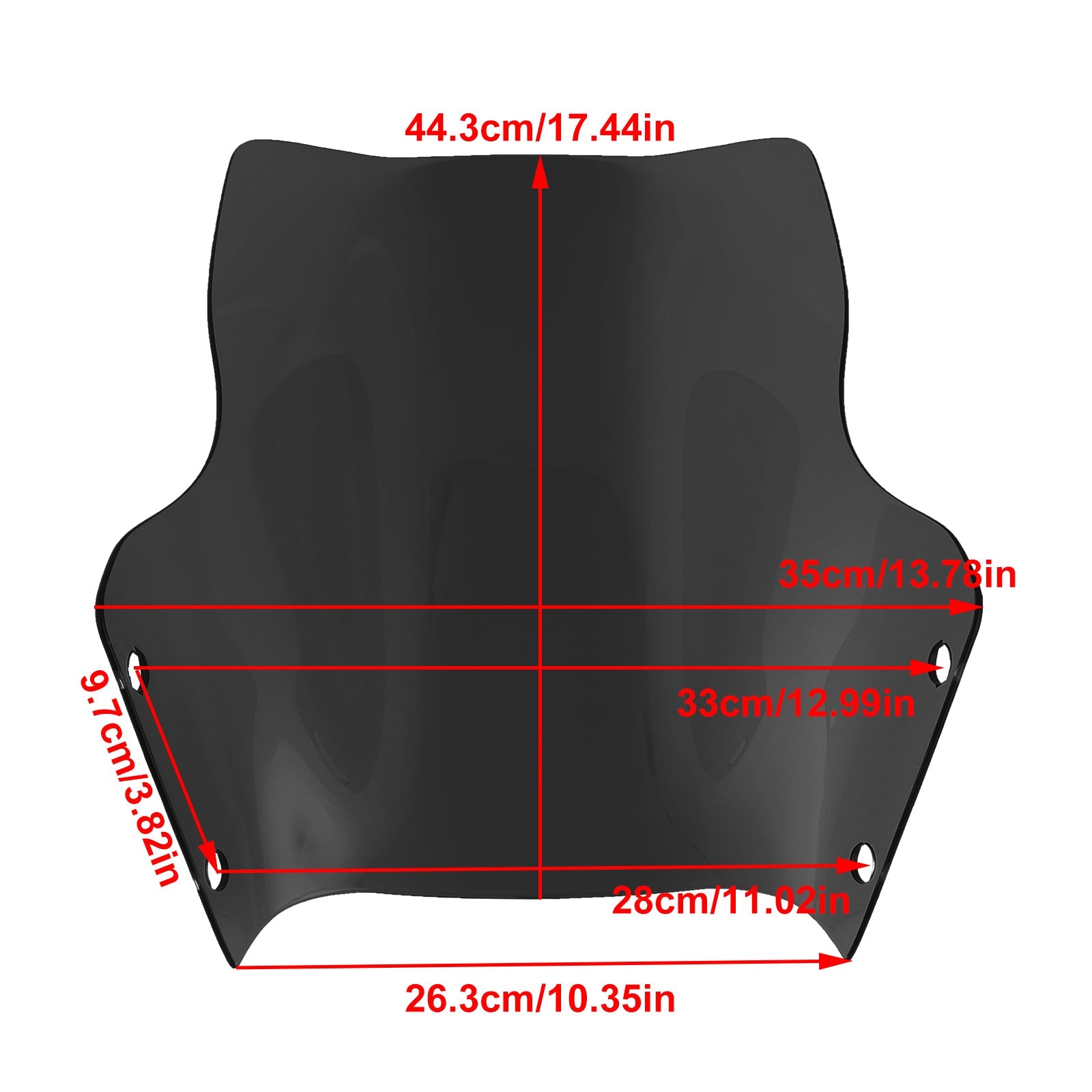 DUCATI DesertX 2022-2023 Motorcycle Windshield WindScreen