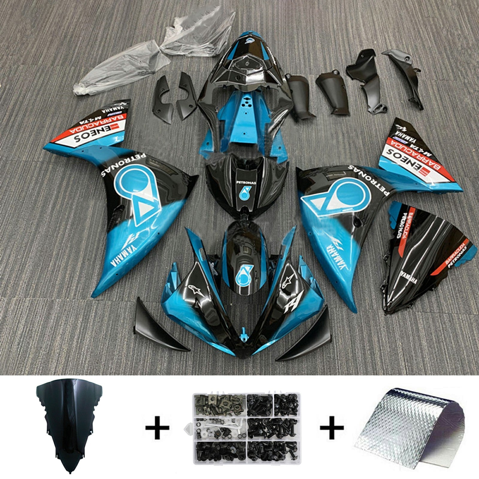 Yamaha YZF 1000 R1 2009-2011 Fairing Kit Bodywork Plastic ABS