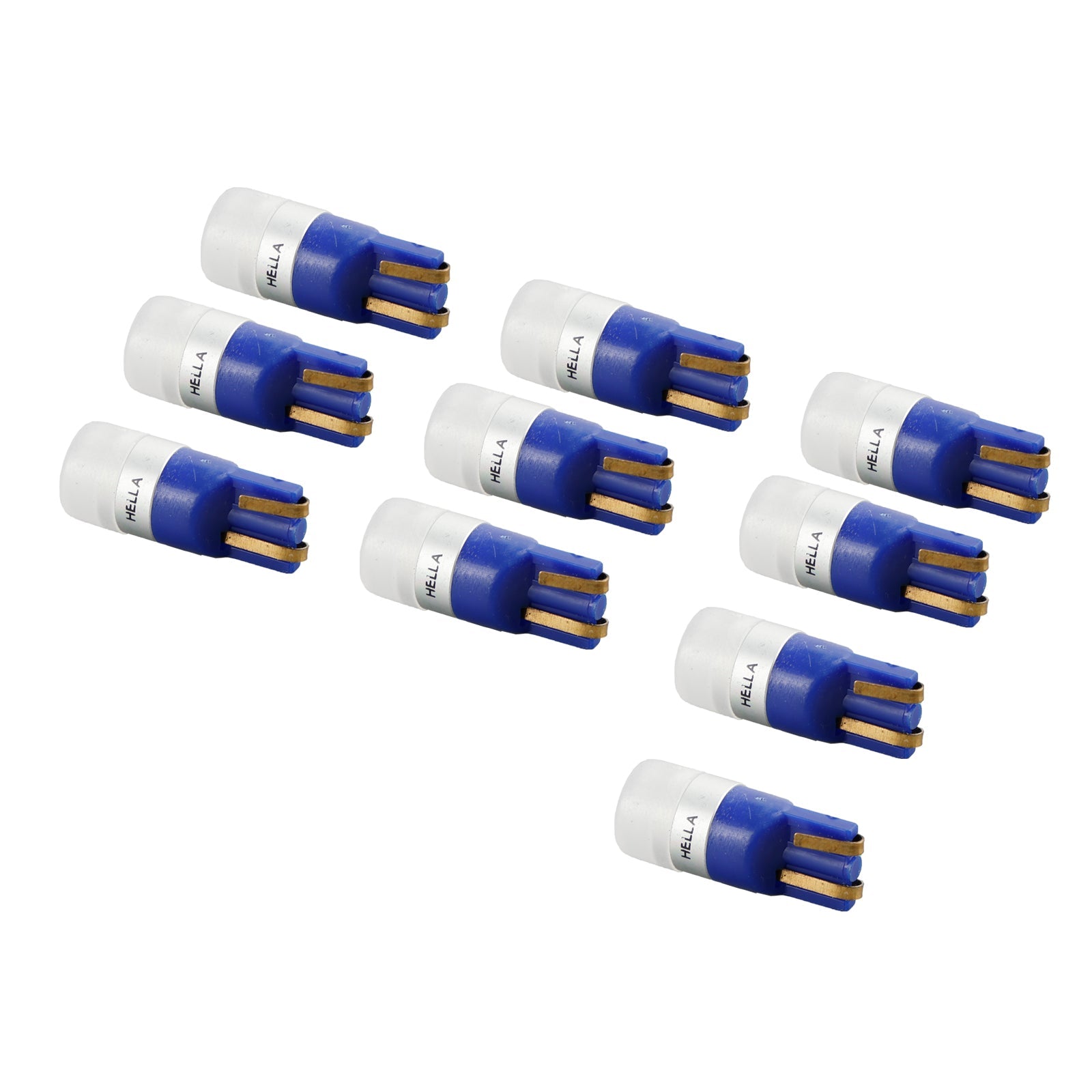 10X For HELLA LED Retrofit 158B LED/T10 W5W 12V 1W W2.1X9.5D Blue Light