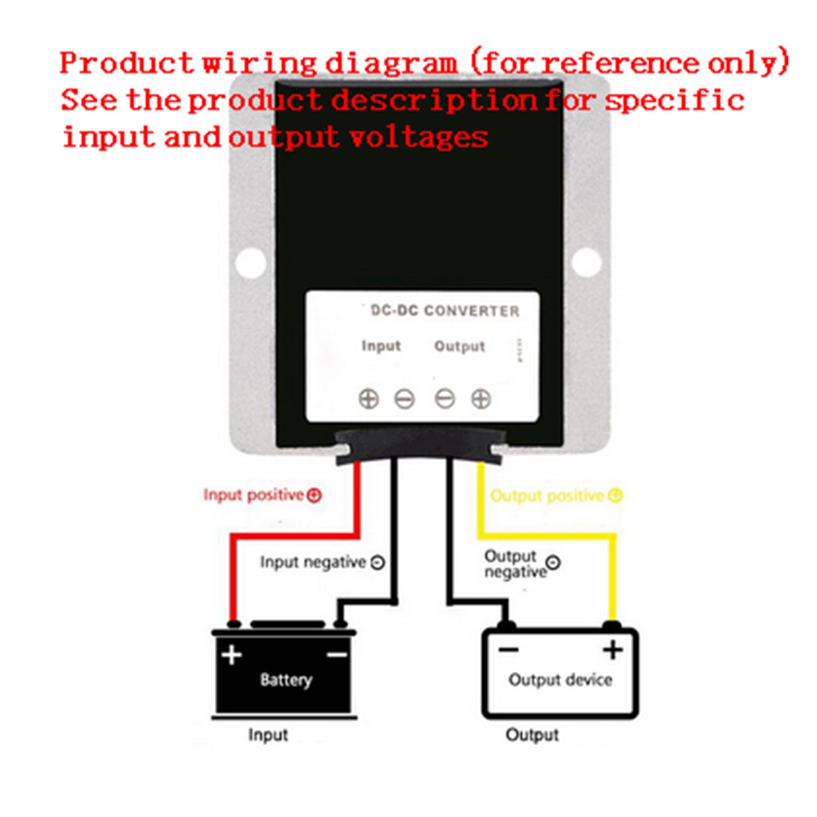 Waterproof DC 36V/48V to 6V 15A 90W Step-Down Power Supply Converter Regulator