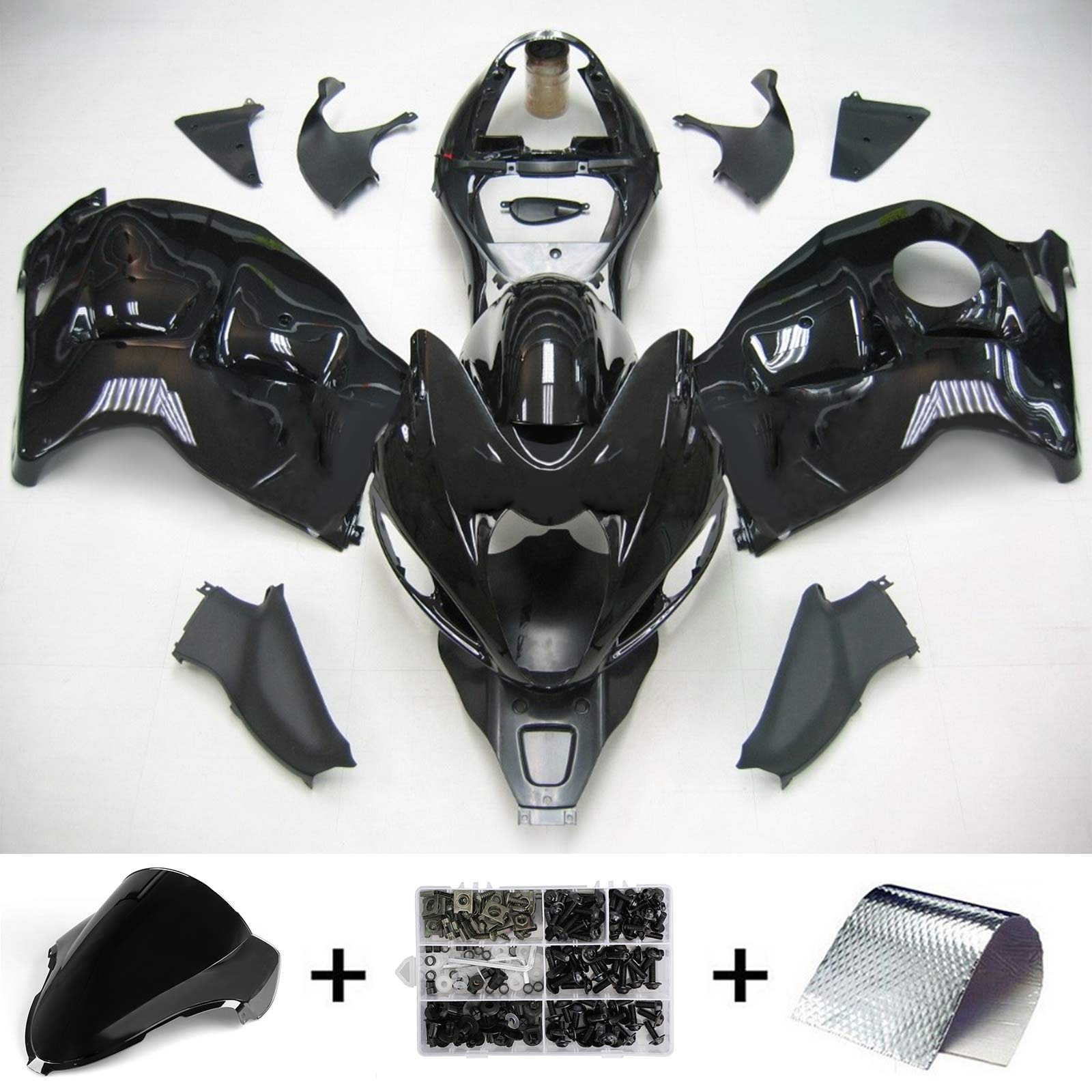 Suzuki Hayabusa GSXR1300 1999-2007 Fairing Kit Bodywork Plastic ABS