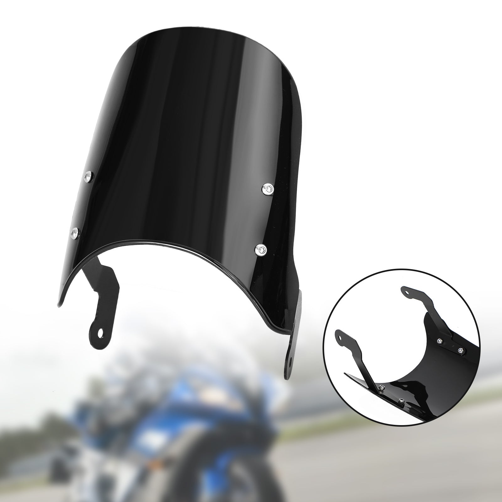 ABS Motorcycle Windshield WindScreen fit for Kawasaki Z900RS 2017-2021 Generic