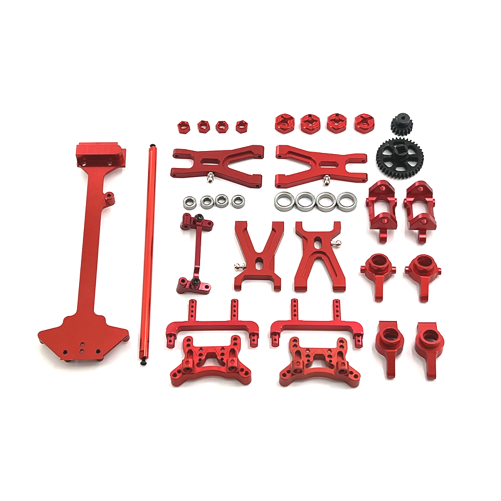 Piezas de reparación de automóviles RC, piezas de Metal mejoradas para 1/18 Wltoys A949 A959 A969 A979 K929